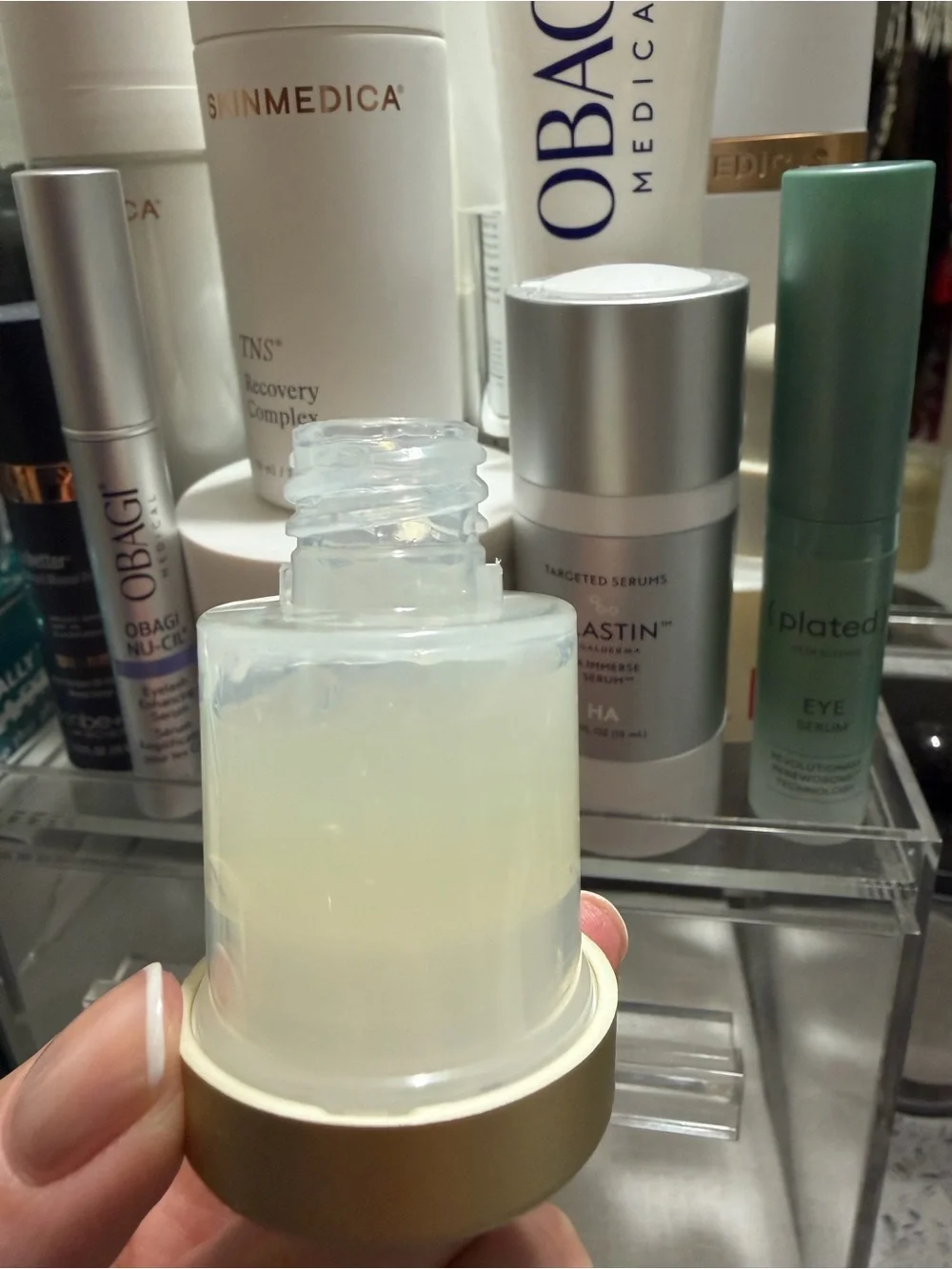 Plated intense serum- plated skin science